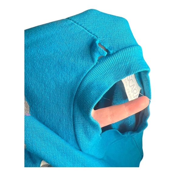 Vintage Exercising Teddy Bear AOP Crewneck 80's - Picture 3 of 5